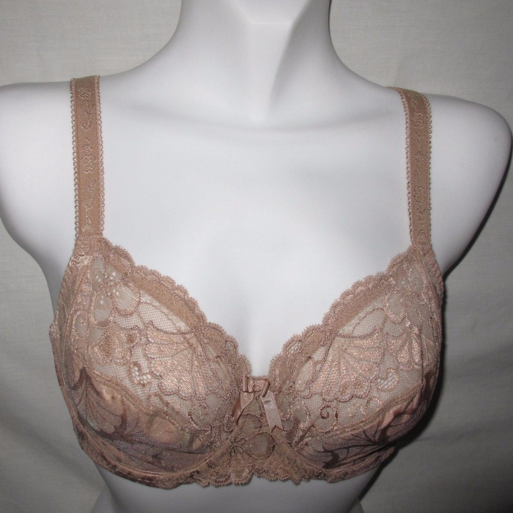 NEW SIMONA PERELE BEIGE 32 B Underwire Bra FRANCE